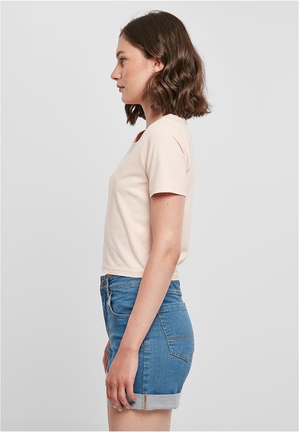 Potisk Dámské Crop-Top Tričko se Zkrácenou Délkou BYB