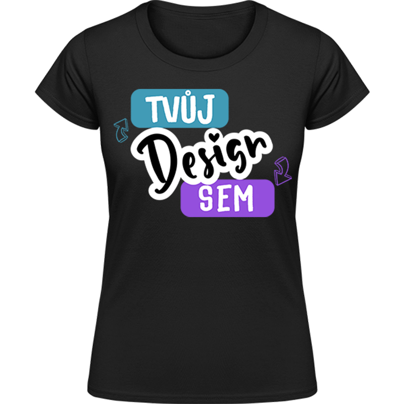 Dámské Krátké Tričko Gildan na Potisk - Puppynator.cz