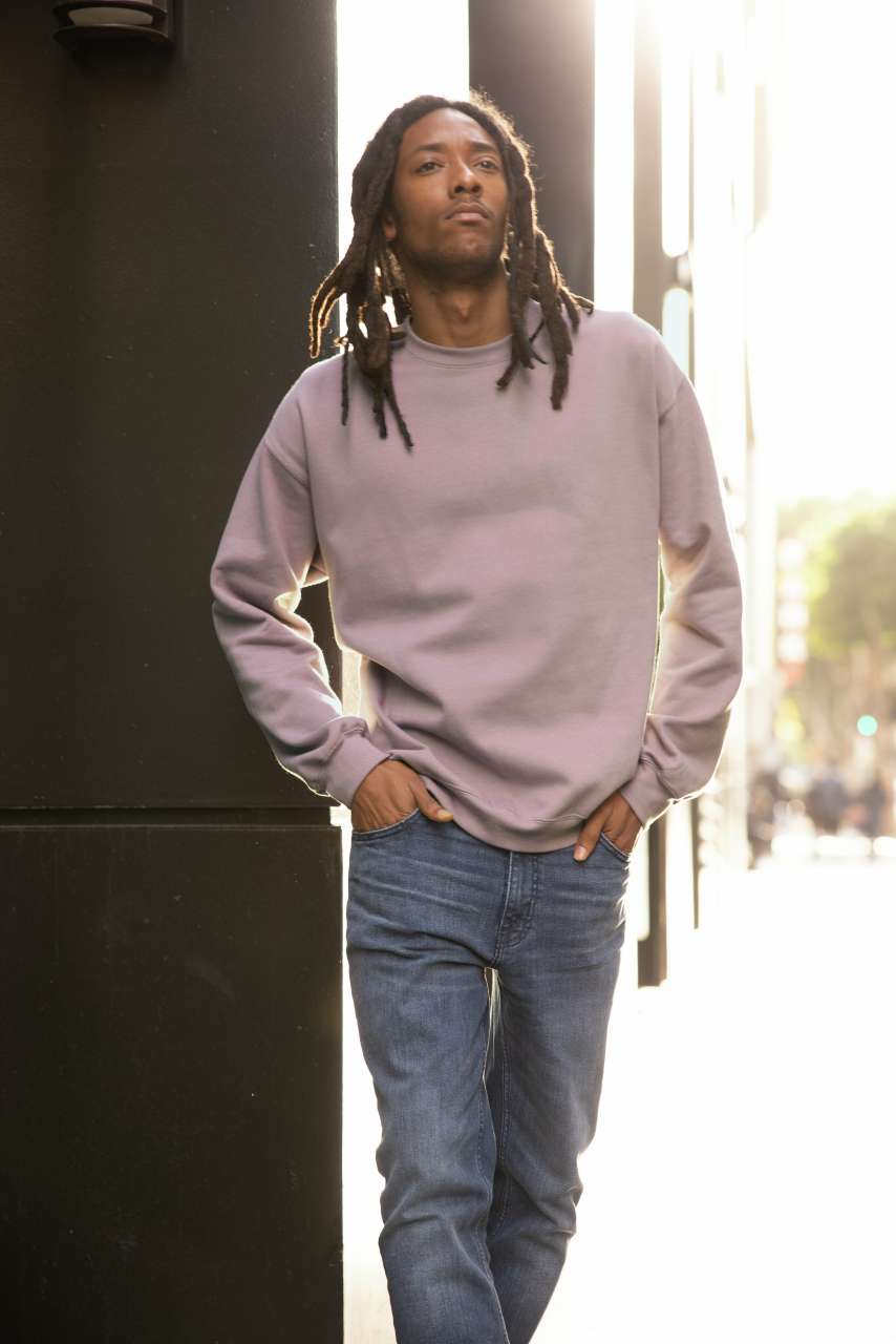 Mikina Gildan s kulatým výstřihem a tvým potiskem