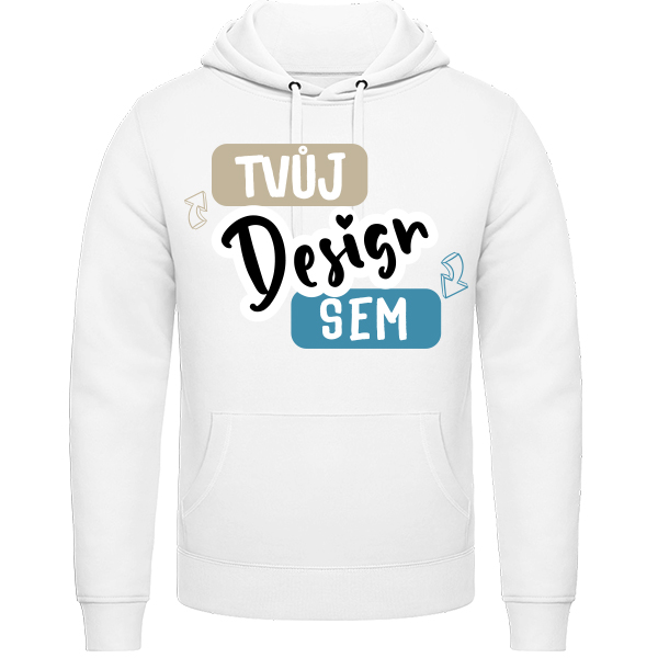 Pánska Mikina s Vlastním Potiskem s Kapucí - puppynator.cz