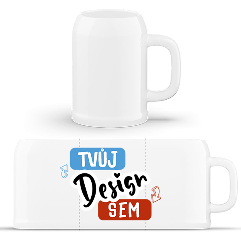 Klasická Sklenice na Pivo s vlastním potiskem - puppynator.cz