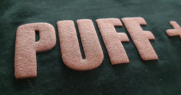 Puff Emboss potisk oblečení - puppynator.cz