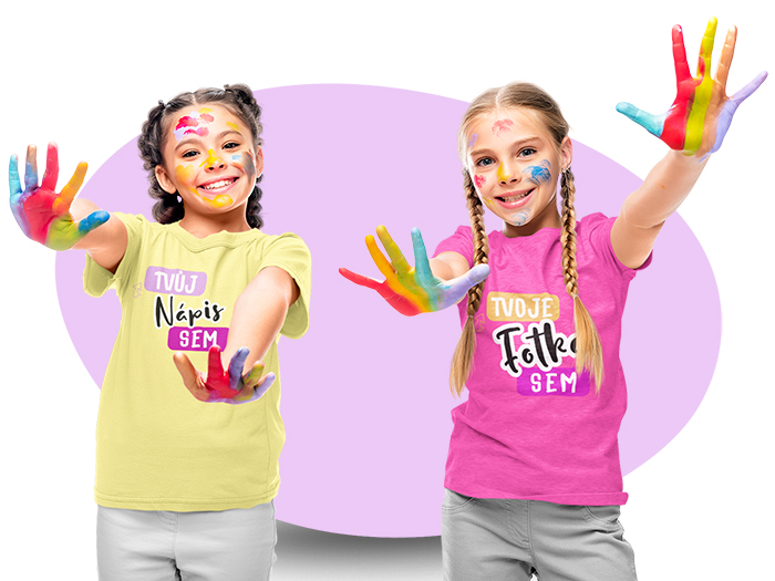 Dětské tričko s vlastním potiskem na puppynator.cz